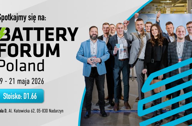 Calma na targach Battery Forum w Nadarzynie